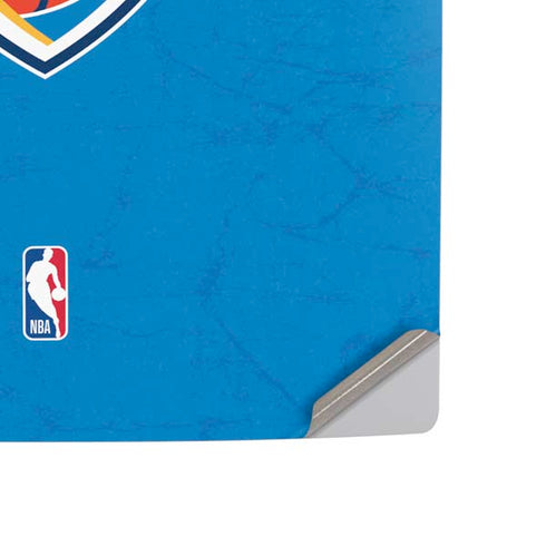 NBA OKC Thunder Distressed PS5 Digital Edition Console Skin